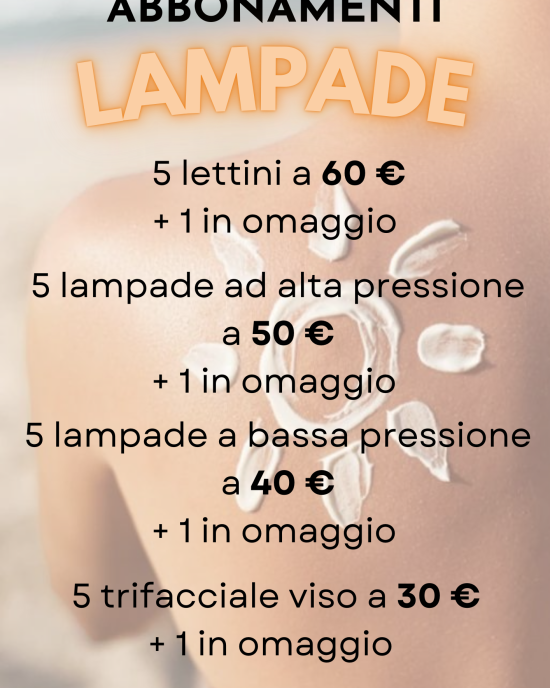 Abbonamenti Lampade